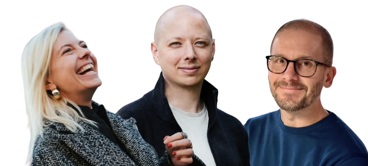 Elsa, Jacob and Johan